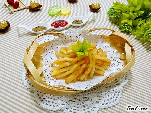 【自制炸薯条】