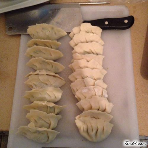 【生煎韭菜饺子】