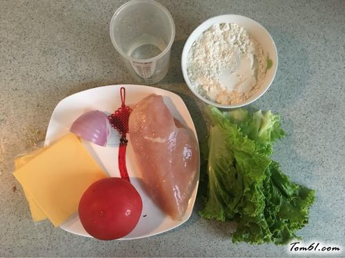 【墨西哥芝士鸡肉卷】