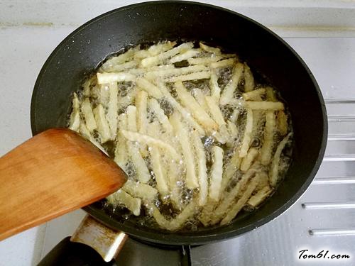 【自制炸薯条】