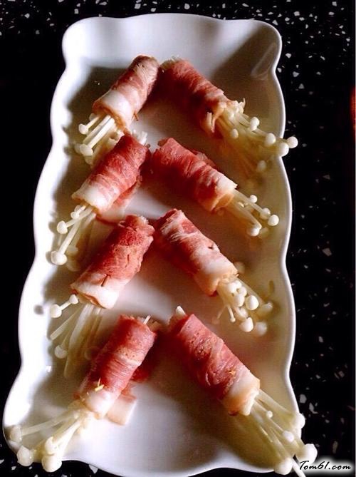 【金针菇培根卷】