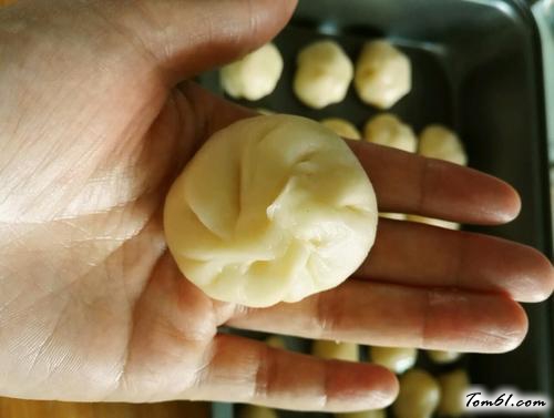 【豆沙开口酥】