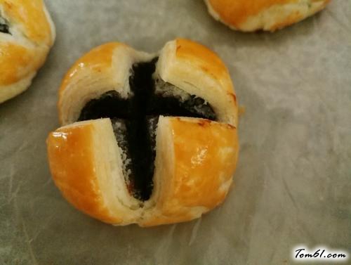 【豆沙开口酥】