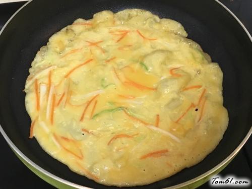 【什锦鸡蛋饼】