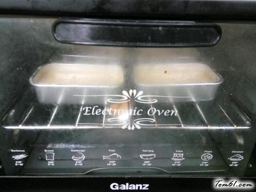 【无水蜂蜜方蛋糕】