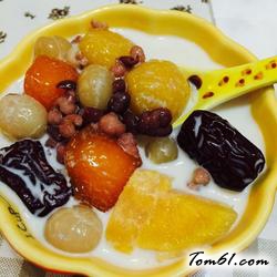 自制芋圆红豆薏米汤的做法