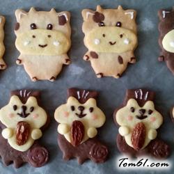 小动物曲奇饼干的做法