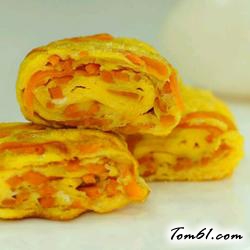 胡萝卜鸡蛋饼的做法2
