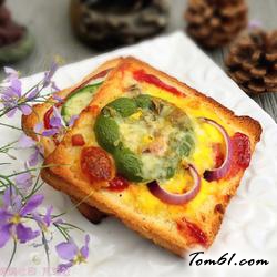 鸡蛋奶酪焗吐司的做法