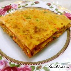 胡萝卜鸡蛋饼的做法3