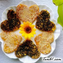 奶香芝麻南瓜饼的做法