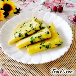 韩式鸡蛋葱花饼的做法