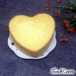 6寸心形戚风蛋糕的做法