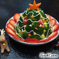 圣诞土豆泥色拉的做法