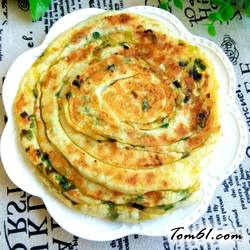 葱油盘饼的做法