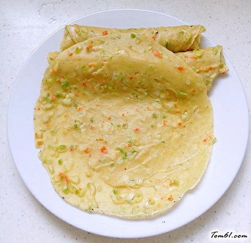 【鸡蛋蔬菜饼】