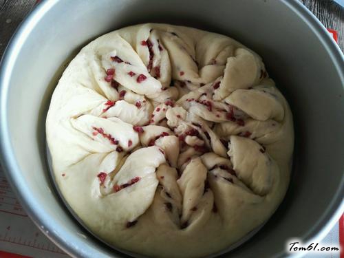 【蔓越莓手撕面包】