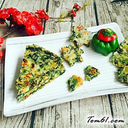 野笕菜鸡蛋饼的做法