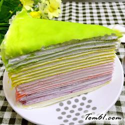 彩虹千层蛋糕的做法