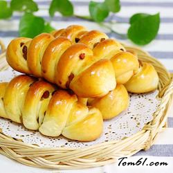 葡萄干小面包卷（中种）的做法