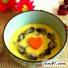 牡蛎蒸蛋的做法