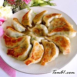 香菇青菜素锅贴的做法