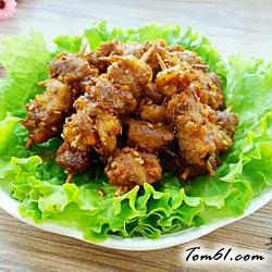 牙签羊肉串的做法