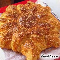 太阳花面包的做法