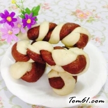 双色麻花卷的做法