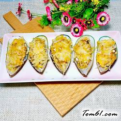 芝士蒜蓉烤青口的做法