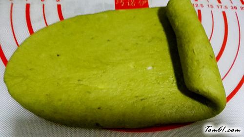 【抹茶绿豆酥】