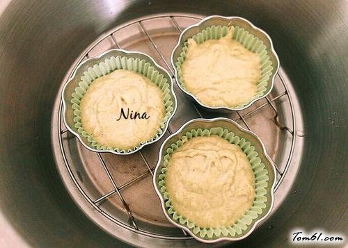 【抹茶奶香发糕】