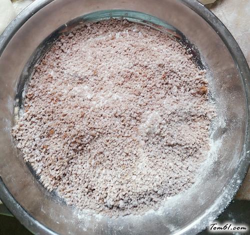 【红糖馅发面饼】