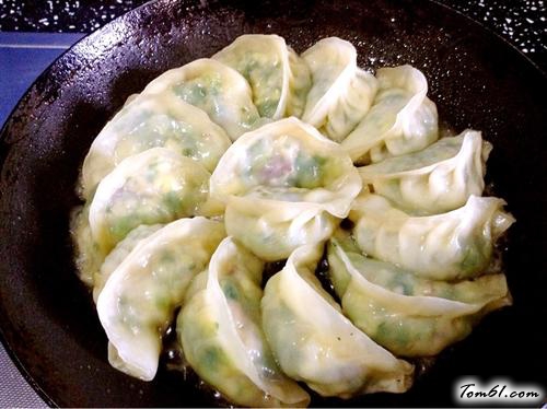 【香菇青菜素锅贴】