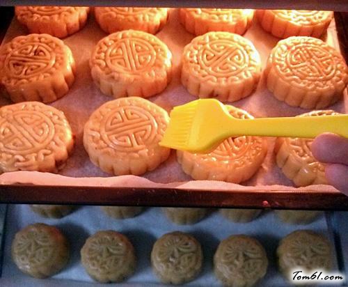 【红豆沙馅广式月饼】