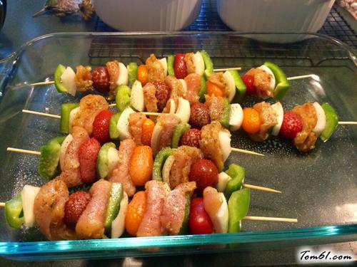 【火鸡肉烤串】