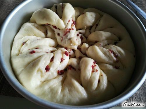 【蔓越莓手撕面包】