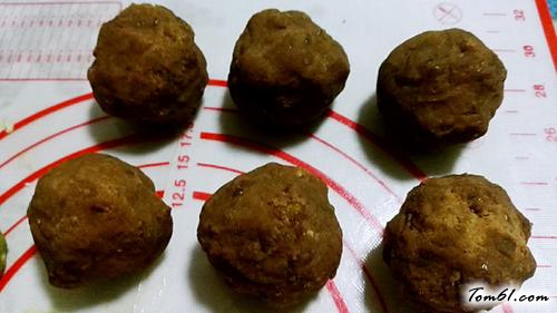 【抹茶绿豆酥】