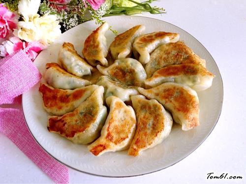 【香菇青菜素锅贴】