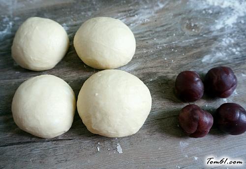 【叶形香芋包】