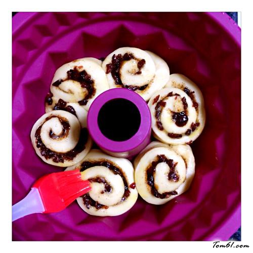 【肉桂蔓越莓面包卷】