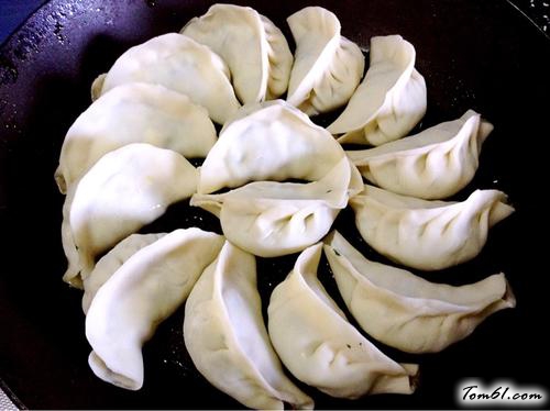 【香菇青菜素锅贴】