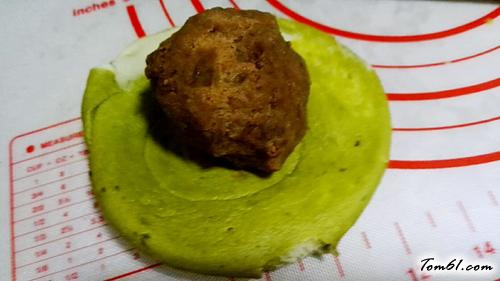 【抹茶绿豆酥】