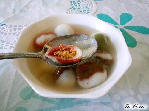 【雨花石汤圆】