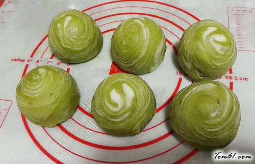 【抹茶绿豆酥】
