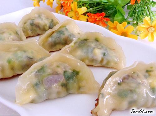 【香菇青菜素锅贴】