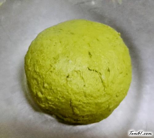 【抹茶绿豆酥】