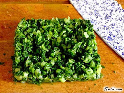 【香菇青菜素锅贴】