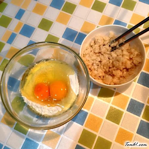 【豆渣鸡蛋饼】