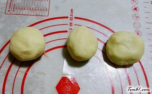 【抹茶绿豆酥】